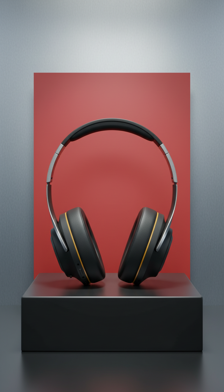 MonoTone wireless headphones with aluminum frame